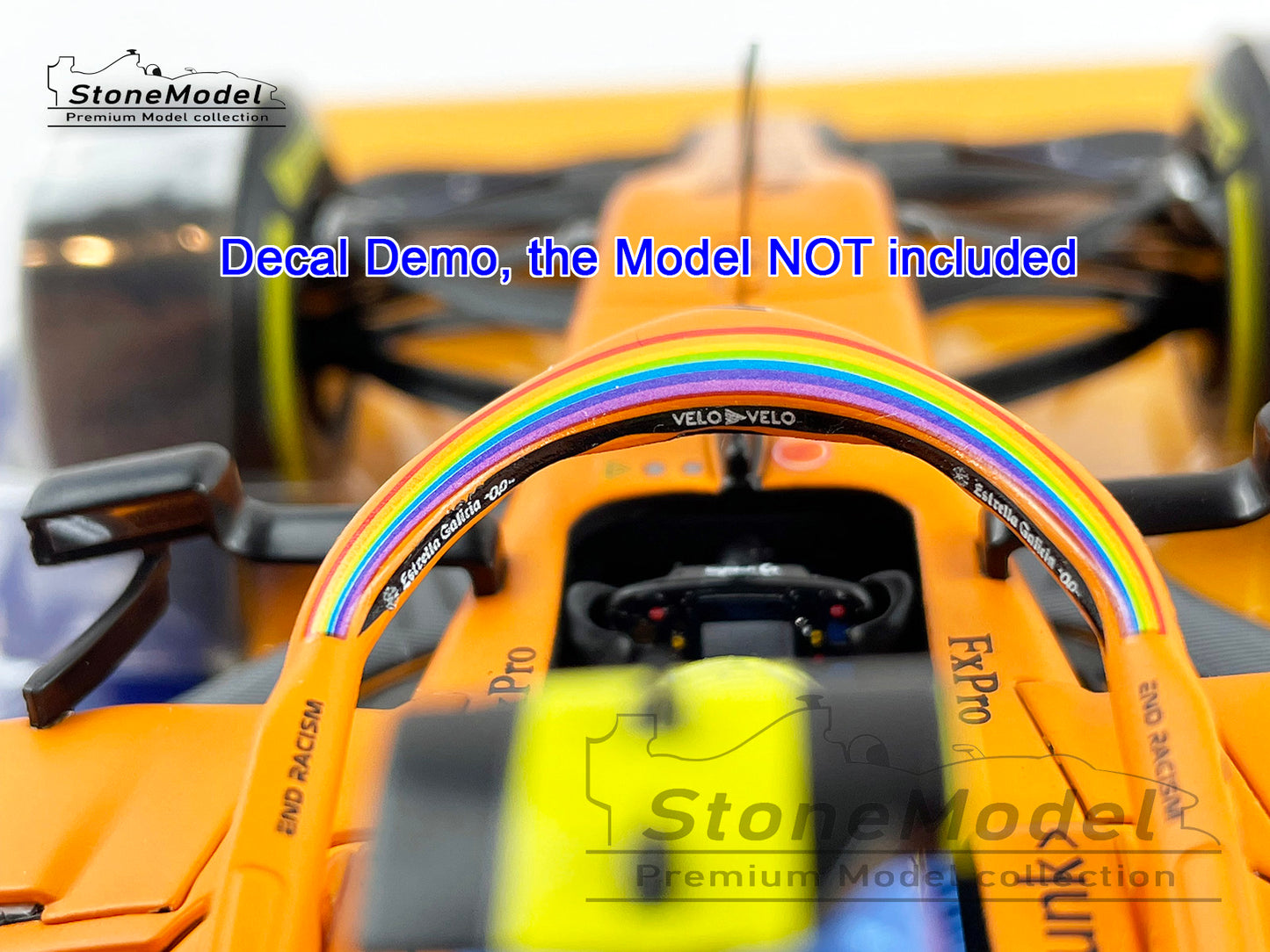 Decal for McLaren F1 MCL35 Lando Norris & Sainz Austrian GP 2020 1:18 MINICHAMPS