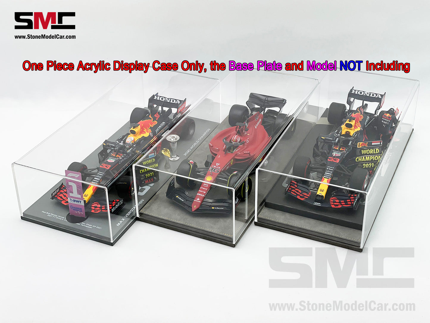 Premium Acrylic Display Cover & Show Case Replacement for 1:18 Spark F1 Car Models