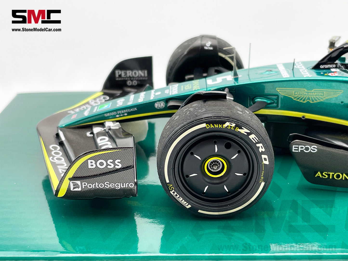 Aston Martin F1 AMR22 #5 Sebastian Vettel Abu Dhabi GP 2022 Last Race 1:18 MINICHAMPS