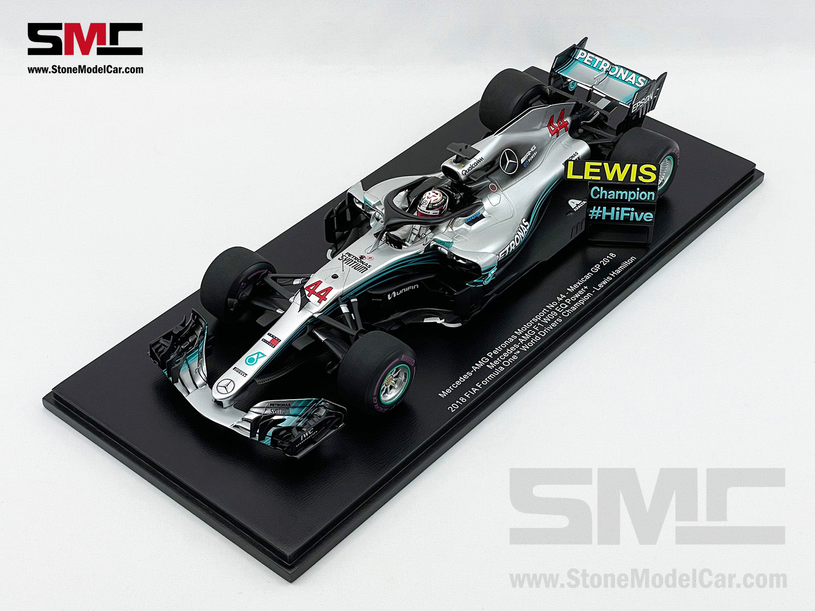 2018 5x World Champion Mercedes F1 W09 #44 Lewis Hamilton Mexico GP 1:18  Spark