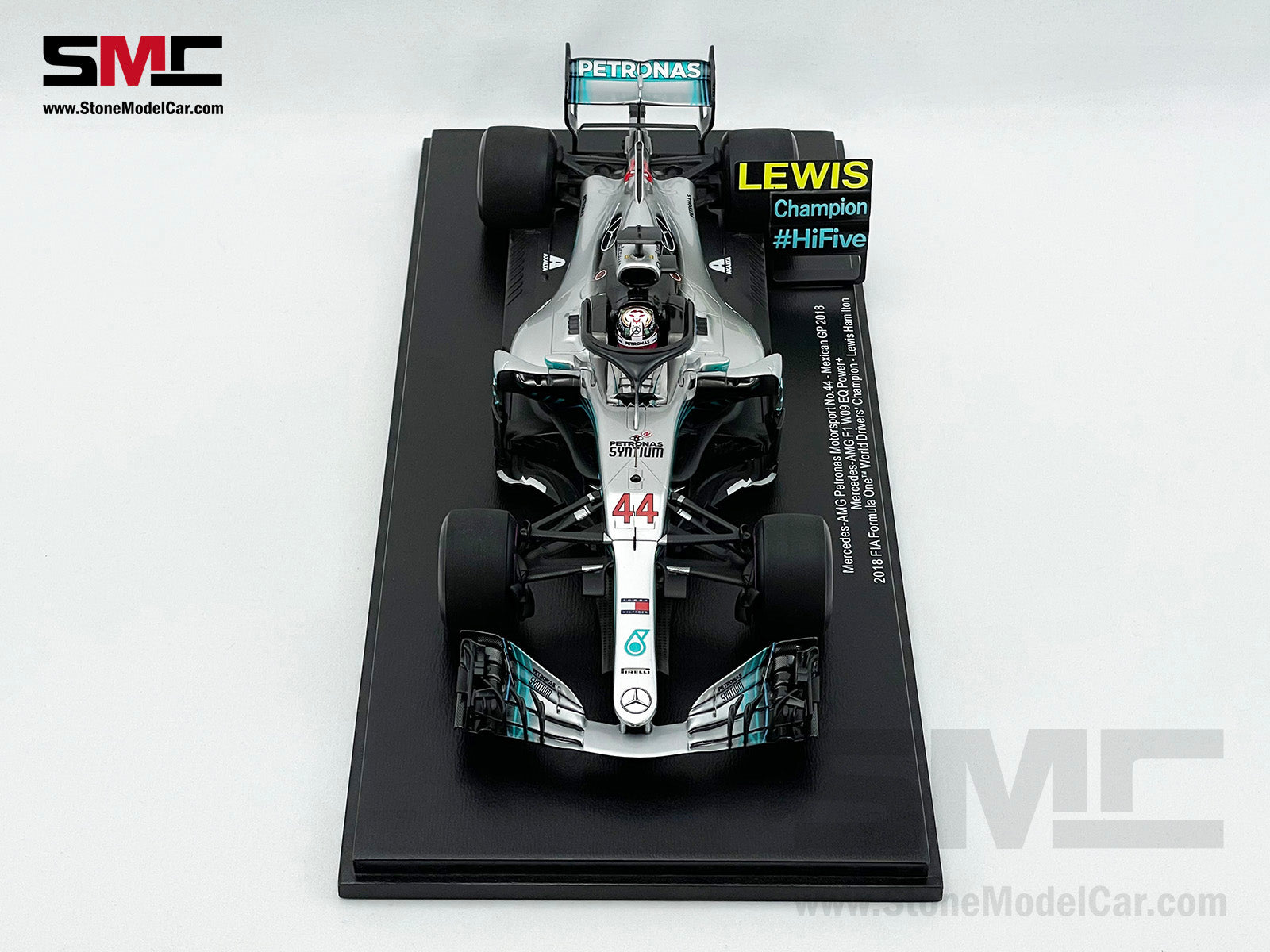 2018 5x World Champion Mercedes F1 W09 #44 Lewis Hamilton Mexico GP 1:18  Spark