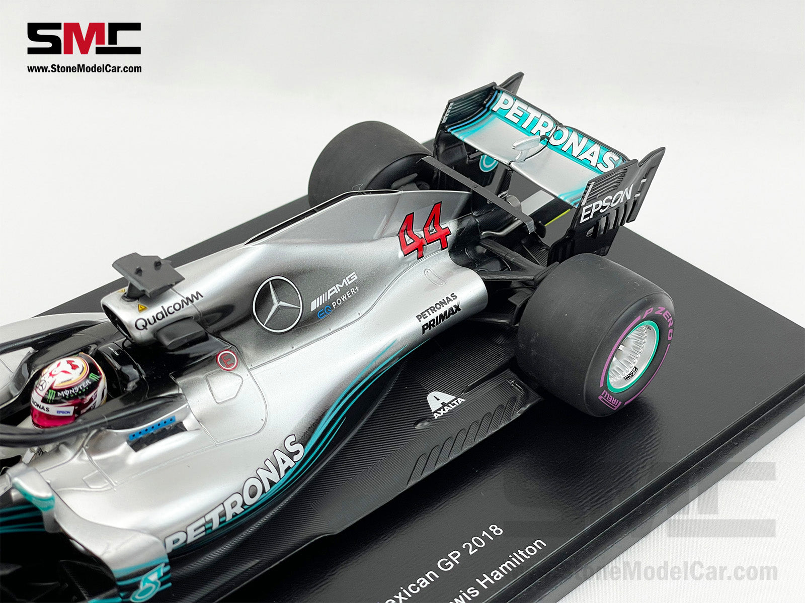 2018 5x World Champion Mercedes F1 W09 #44 Lewis Hamilton Mexico GP 1:18  Spark