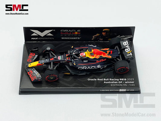 Red Bull F1 RB19 #1 Max Verstappen Australia GP 2023 World Champion 1:43 MINICHAMPS