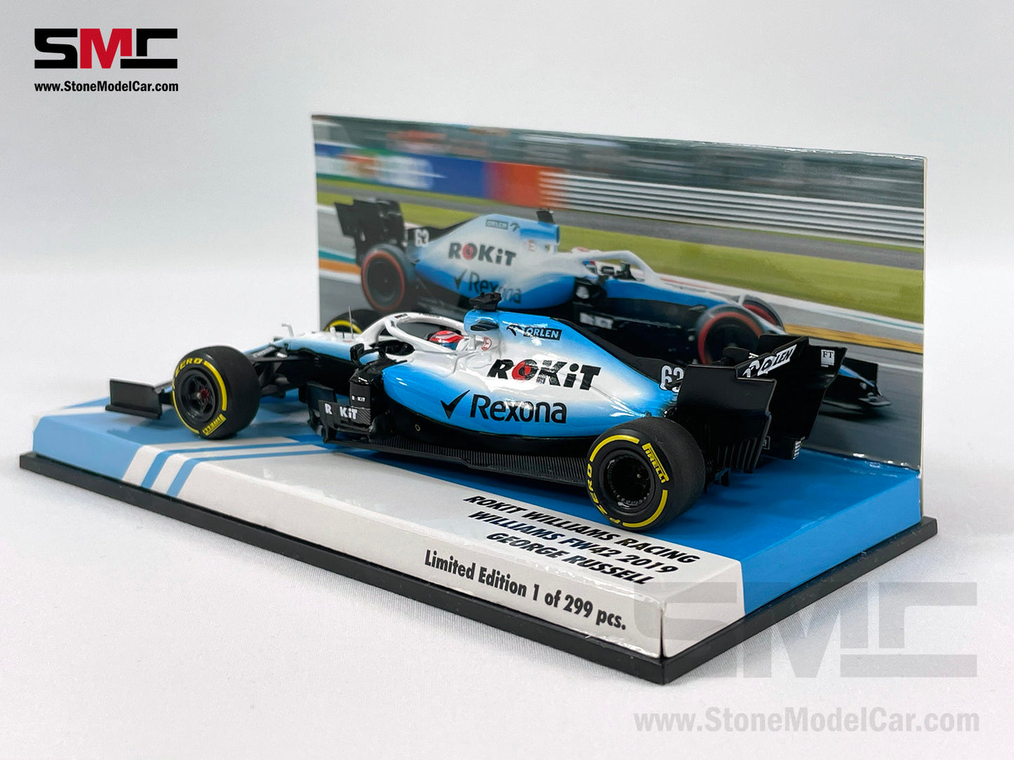 Williams F1 FW42 #63 George Russell Rookie Year 2019 1:43 MINICHAMPS 447190063