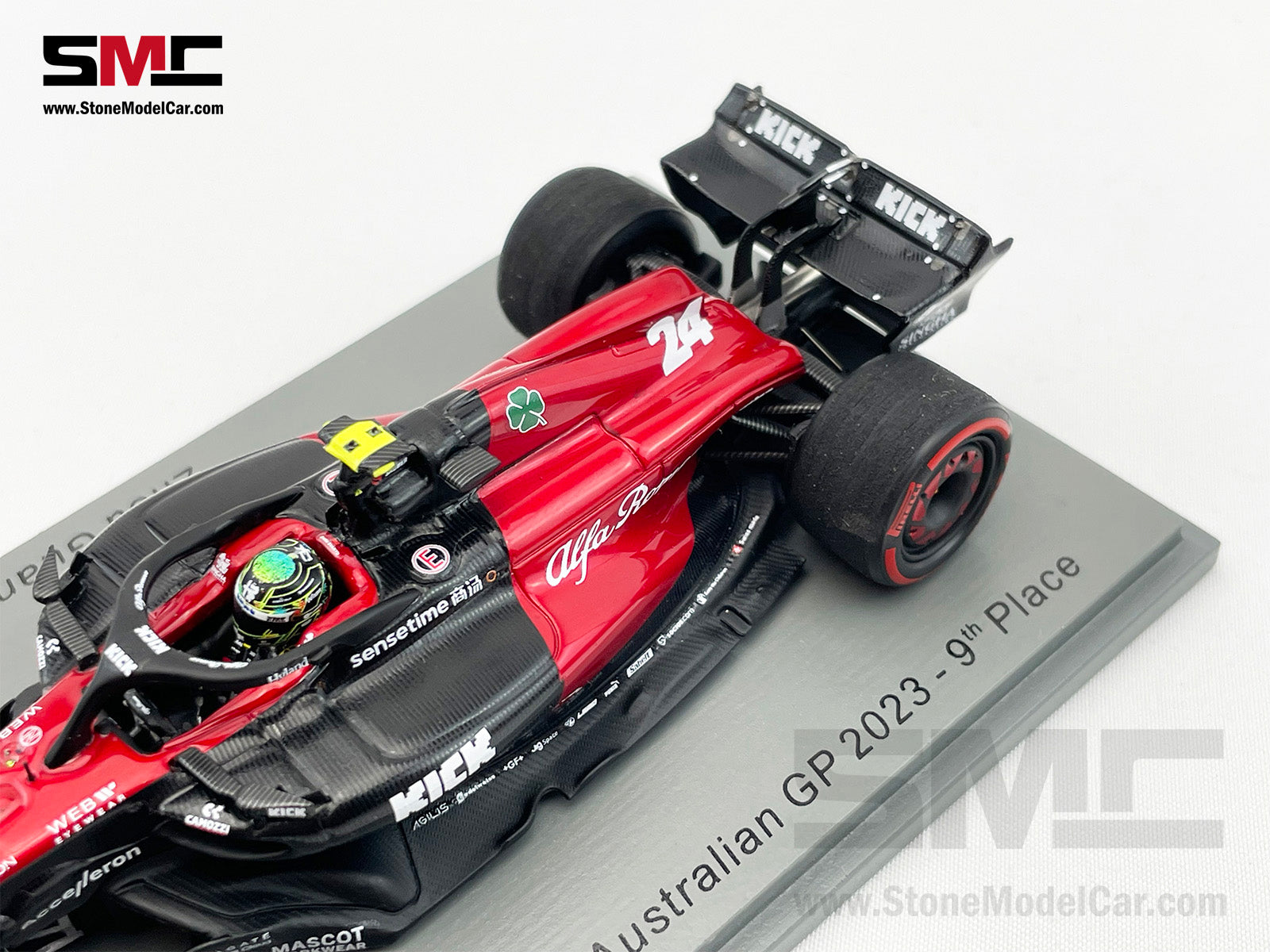 Alfa Romeo F1 C43 #24 Zhou Guanyu 9th Australian GP 2023 Spark 1:43 S8564