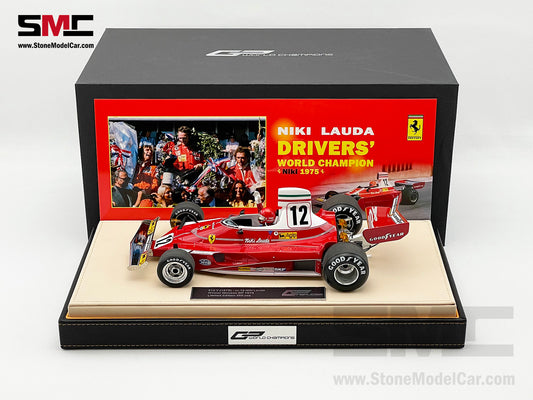 Ferrari F1 312T #12 Niki Lauda Monaco GP 1975 World Champion 1:18 GP Replicas