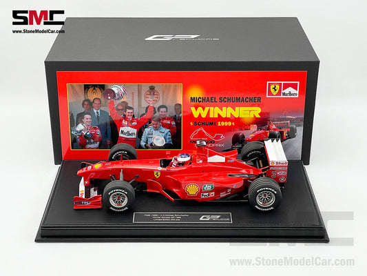 Ferrari F1 F399 #3 Michael Schumacher Monaco GP Winner 1999 1:18 GP REPLICAS with Driver + Decal