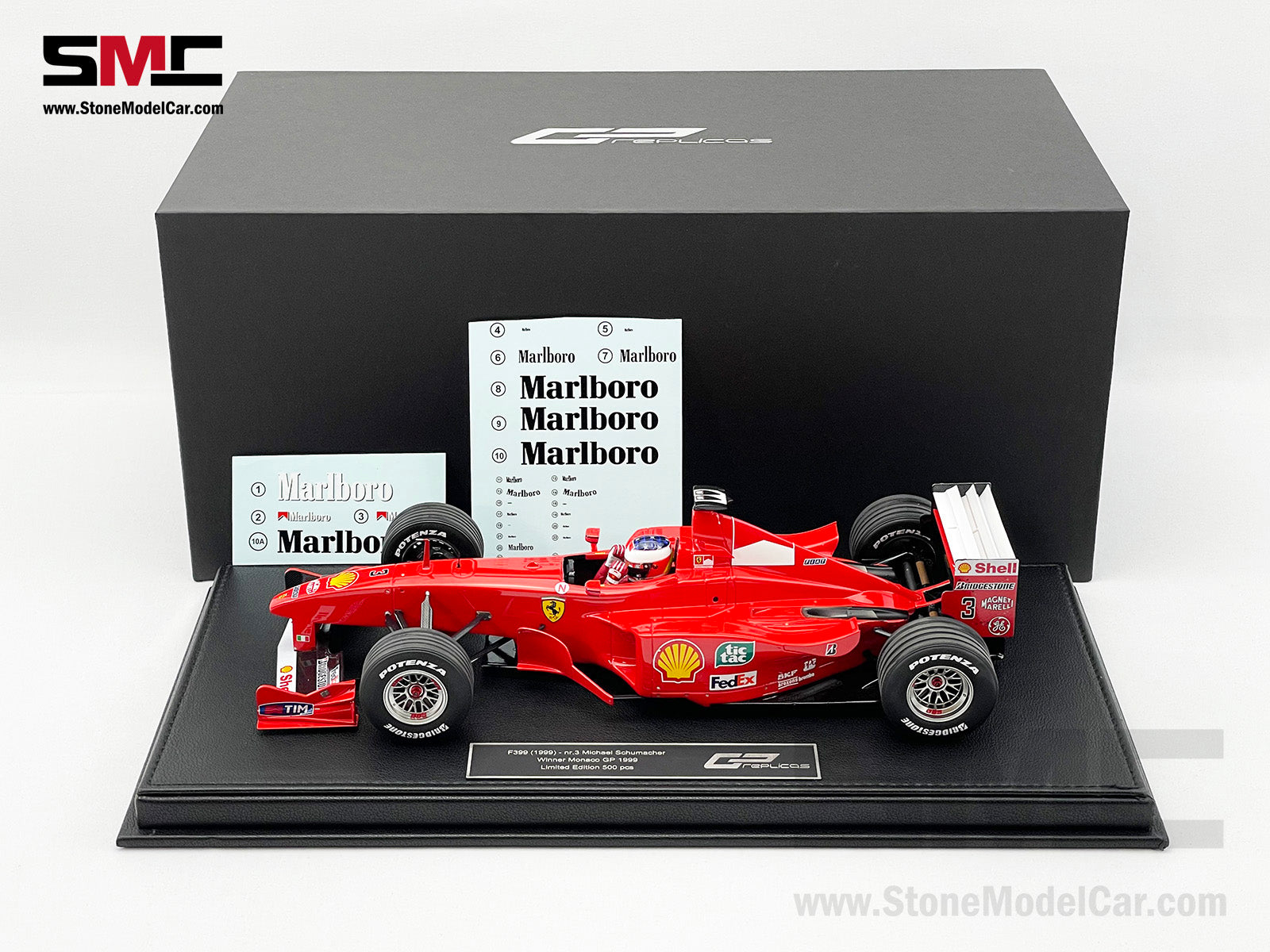 Ferrari F1 F399 #3 Michael Schumacher Monaco GP Winner 1999 1:18 