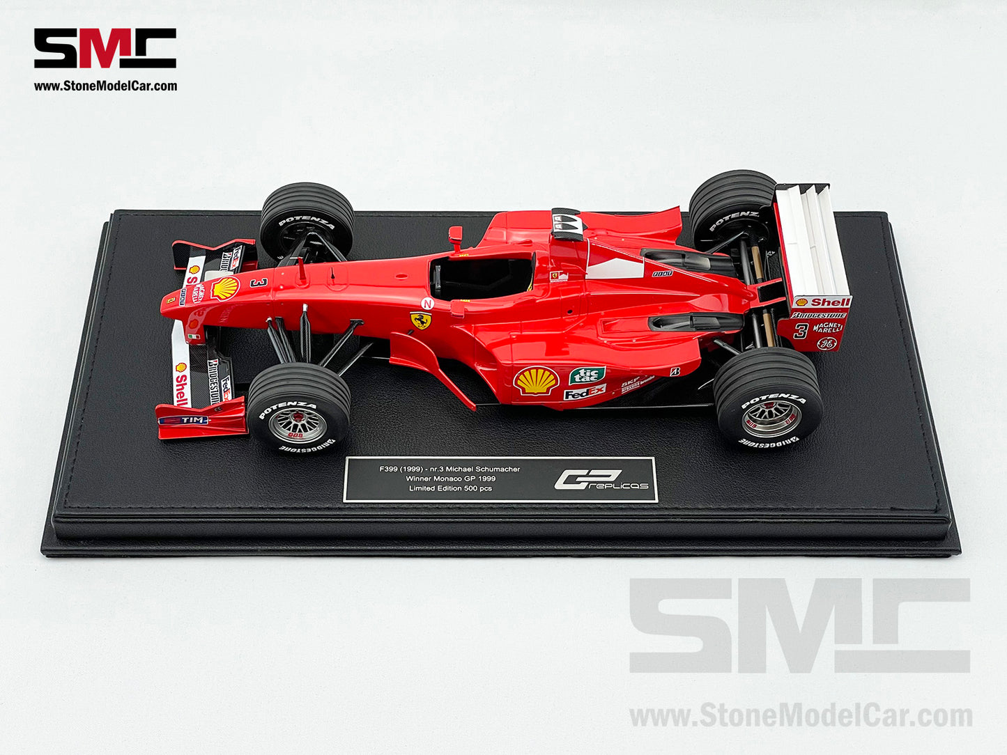 Ferrari F1 F399 #3 Michael Schumacher Monaco GP Winner 1999 1:18 GP REPLICAS + Decal