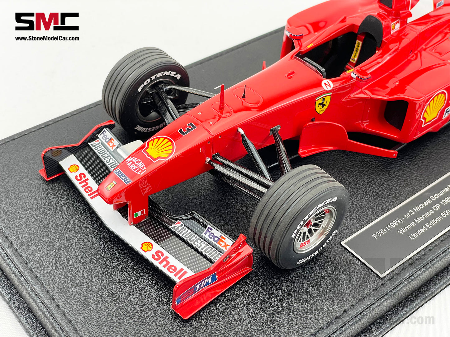 Ferrari F1 F399 #3 Michael Schumacher Monaco GP Winner 1999 1:18 GP REPLICAS + Decal