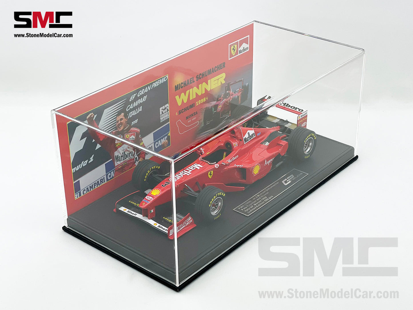 Ferrari F1 F300 #3 Michael Schumacher Italy Monza GP Winner 1998 1:18 GP REPLICAS with Decal