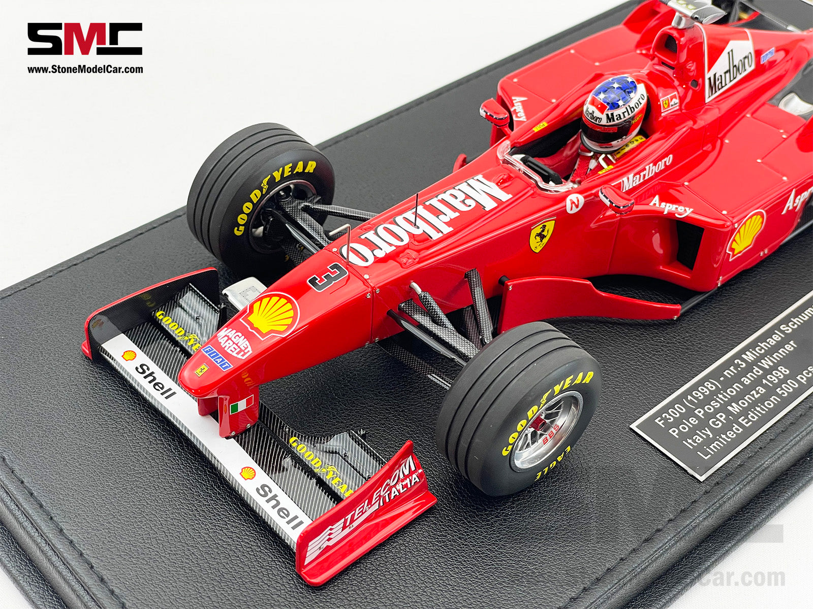 Ferrari F1 F300 #3 Michael Schumacher Italy Monza Winner 1998 1:18 GP  REPLICAS with Driver and Decal