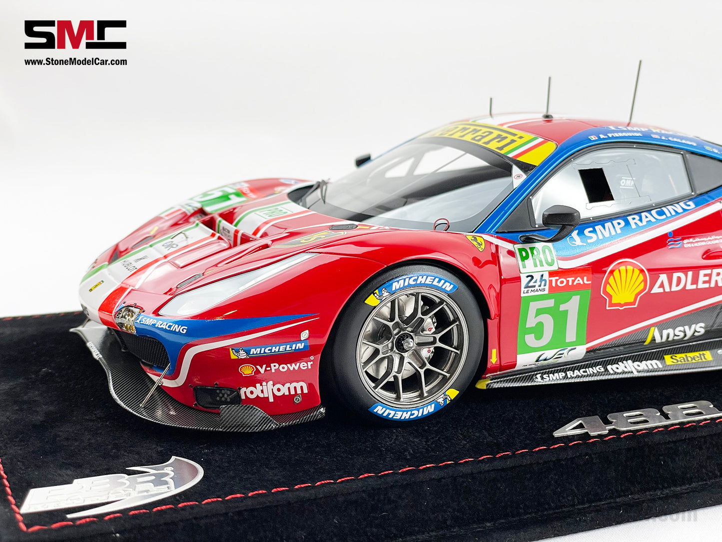 BBR 1:18 Ferrari 488 LM GTE PRO Team AF Corse #51 24H Le Mans 2020 Limited 188