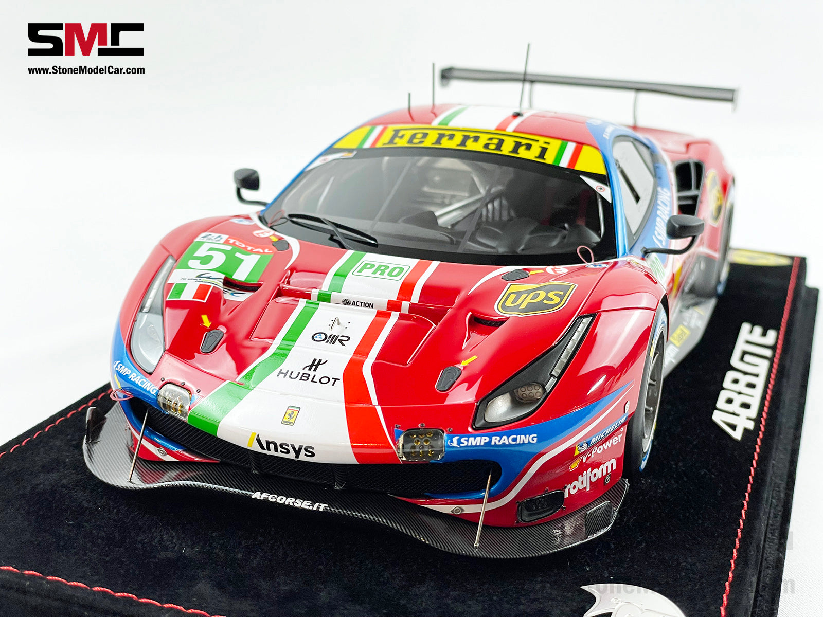 BBR 1:18 Ferrari 488 LM GTE PRO Team AF Corse #51 24H Le Mans 2020 