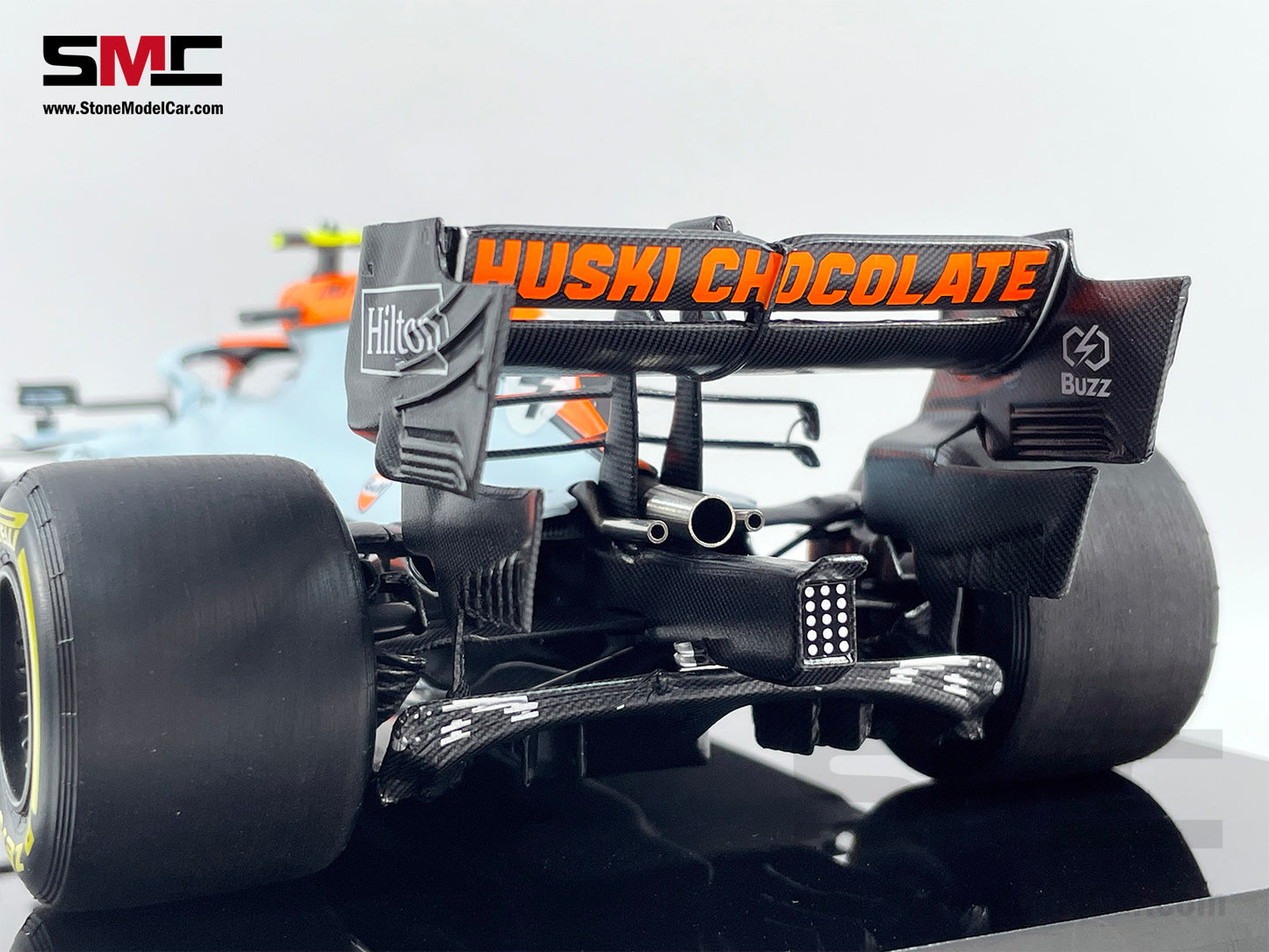 Amalgam Collection 2021 1:18 Mclaren F1 MCL35M #4 Lando Norris Monaco GP Podium Gulf Livery