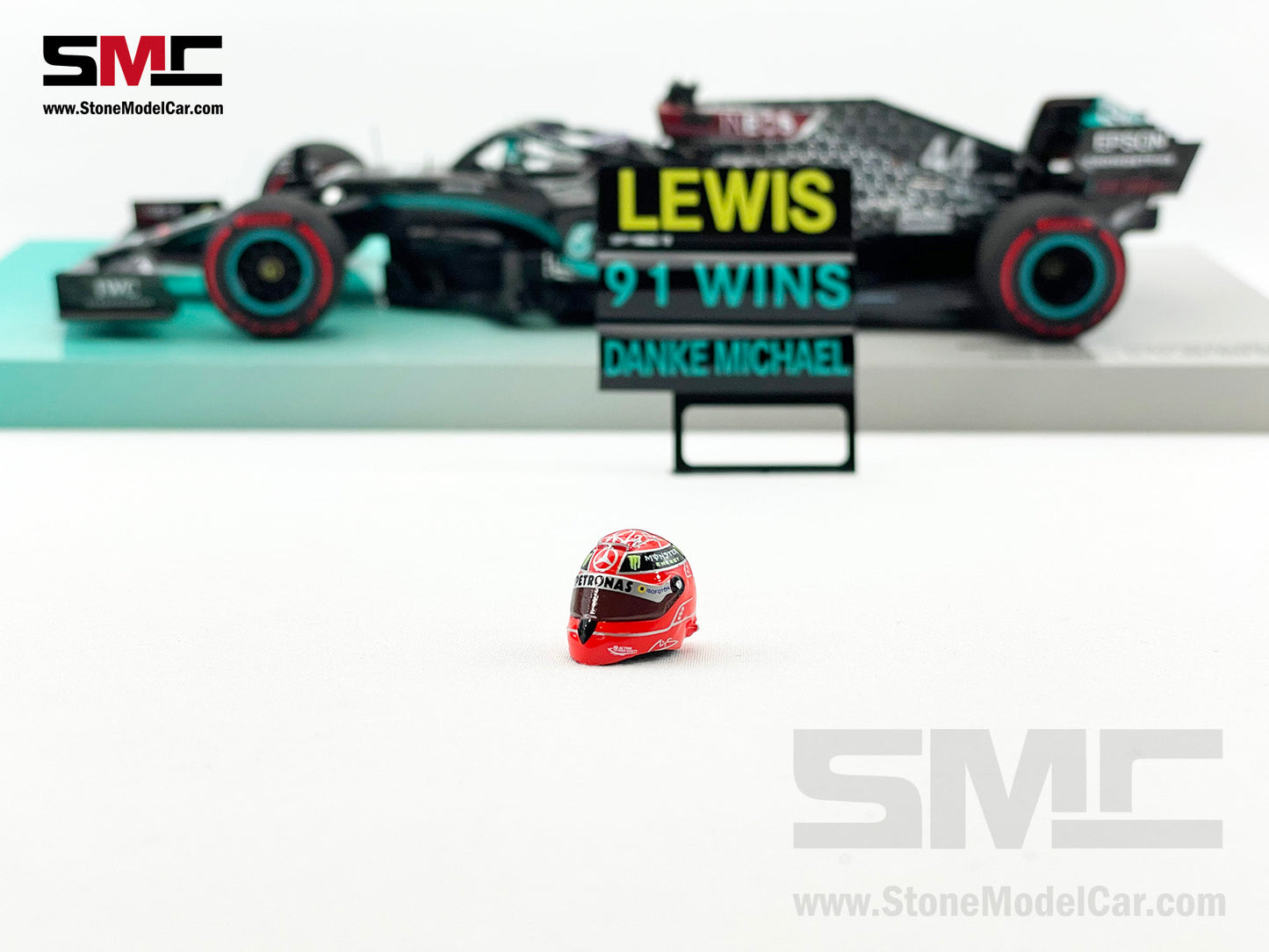 2020 7x World Champion Mercedes F1 W11 #44 Lewis Hamilton Eifel GP 91st Victory 1:18 MINICHAMPS