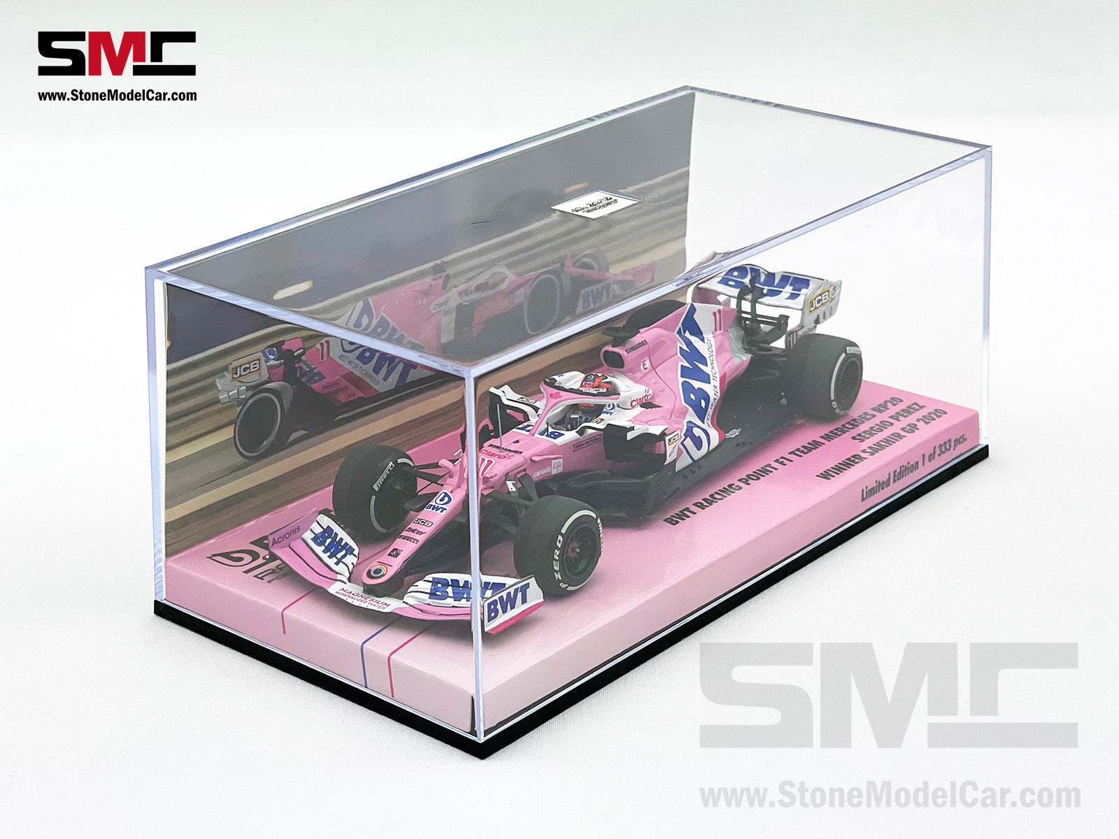 1:43 MINICHAMPS BWT Racing Point F1 RP20 #11 Sergio Perez Sakhir 2020 1st  Career Win