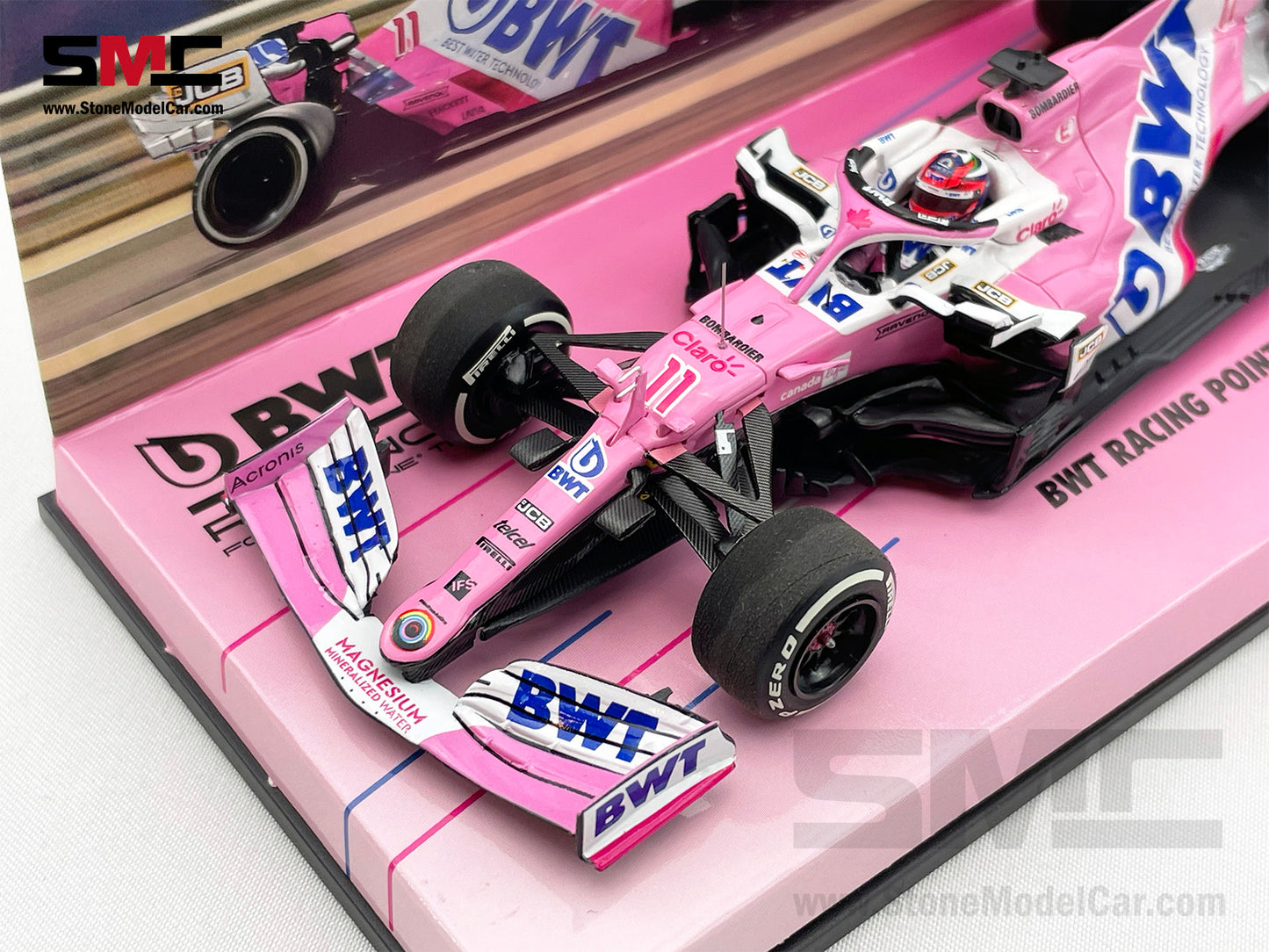 1:43 MINICHAMPS BWT Racing Point F1 RP20 #11 Sergio Perez Sakhir 2020 1st Career Win