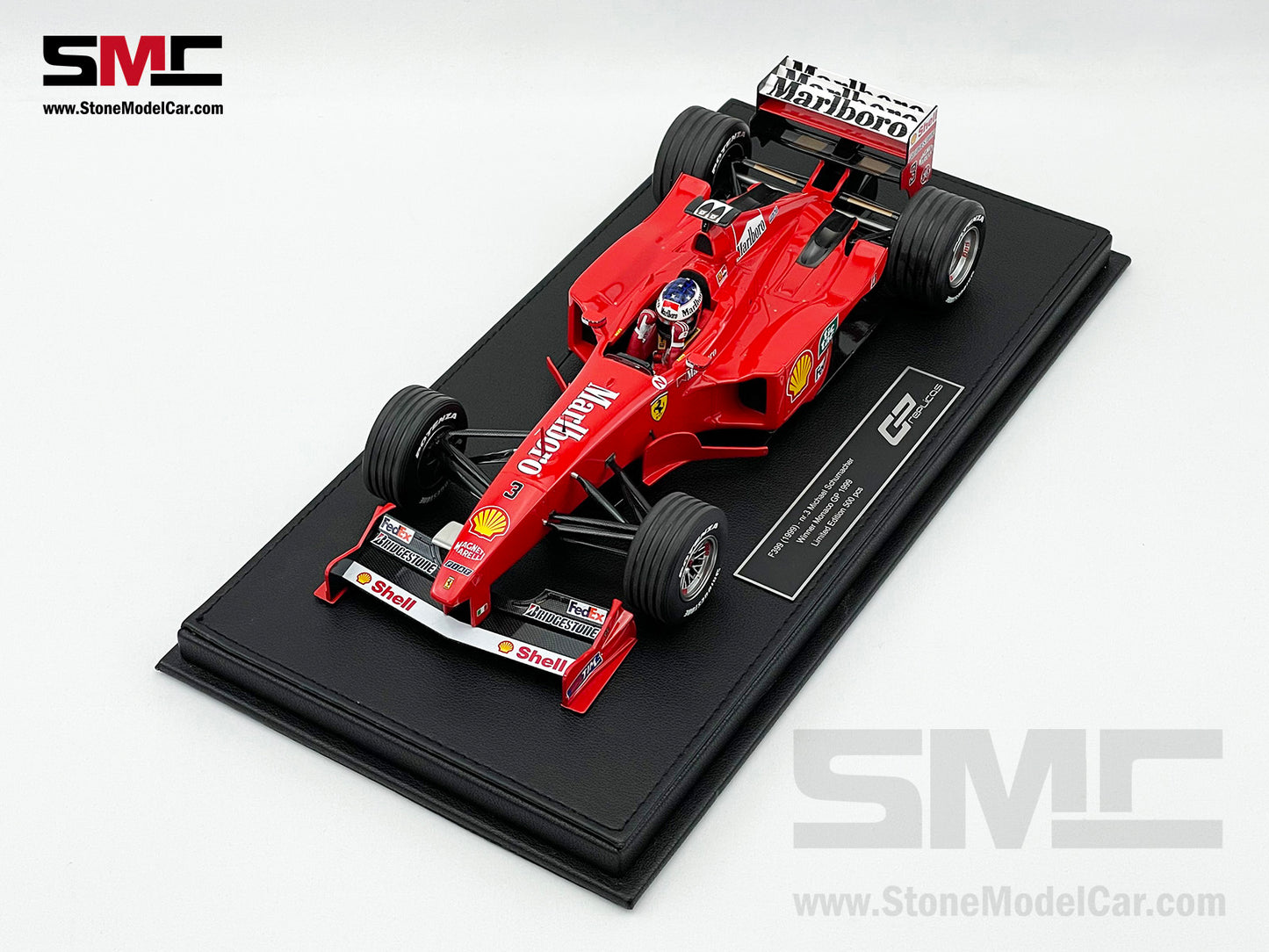 Ferrari F1 F399 #3 Michael Schumacher Monaco GP Winner 1999 1:18 GP REPLICAS with Driver & Decal