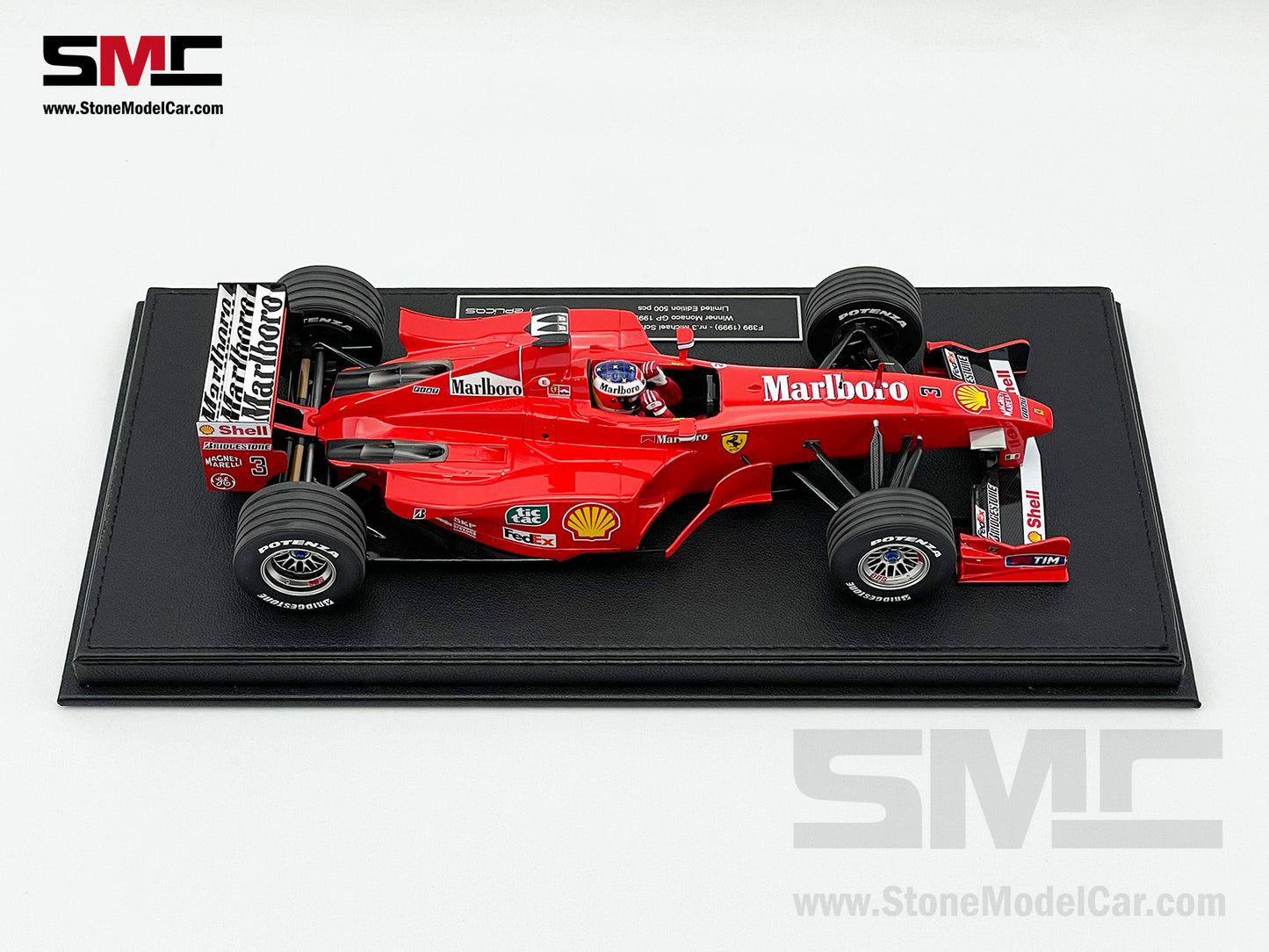 Ferrari F1 F399 #3 Michael Schumacher Monaco GP Winner 1999 1:18 GP REPLICAS with Driver & Decal