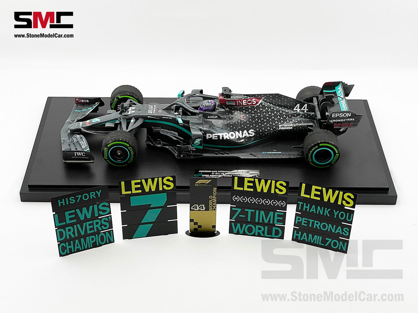 2020 7x World Champion Mercedes F1 W11 #44 Lewis Hamilton Turkey GP 1:12 MINICHAMPS