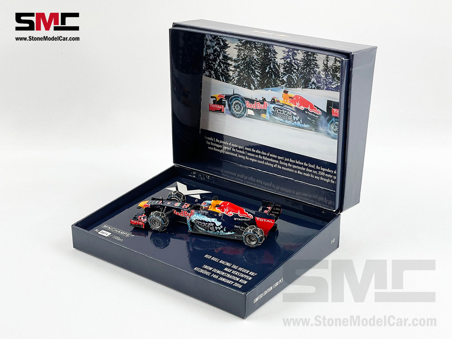 Red Bull F1 RB7 #33 Max Sneeuw Snow Demonstratie Run 2016 1:43 MINICHAMPS