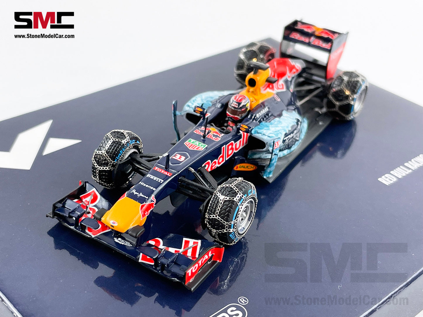 Red Bull F1 RB7 #33 Max Sneeuw Snow Demonstratie Run 2016 1:43 MINICHAMPS