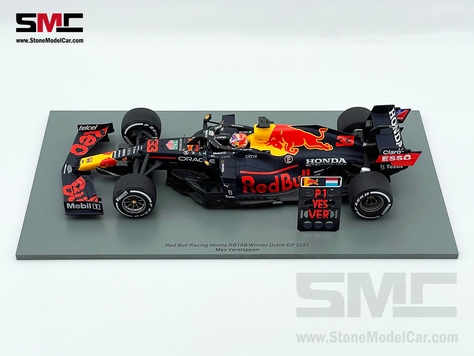 2021 Spark 1:18 Red Bull F1 RB16B #33 Max Verstappen Dutch GP World Ch