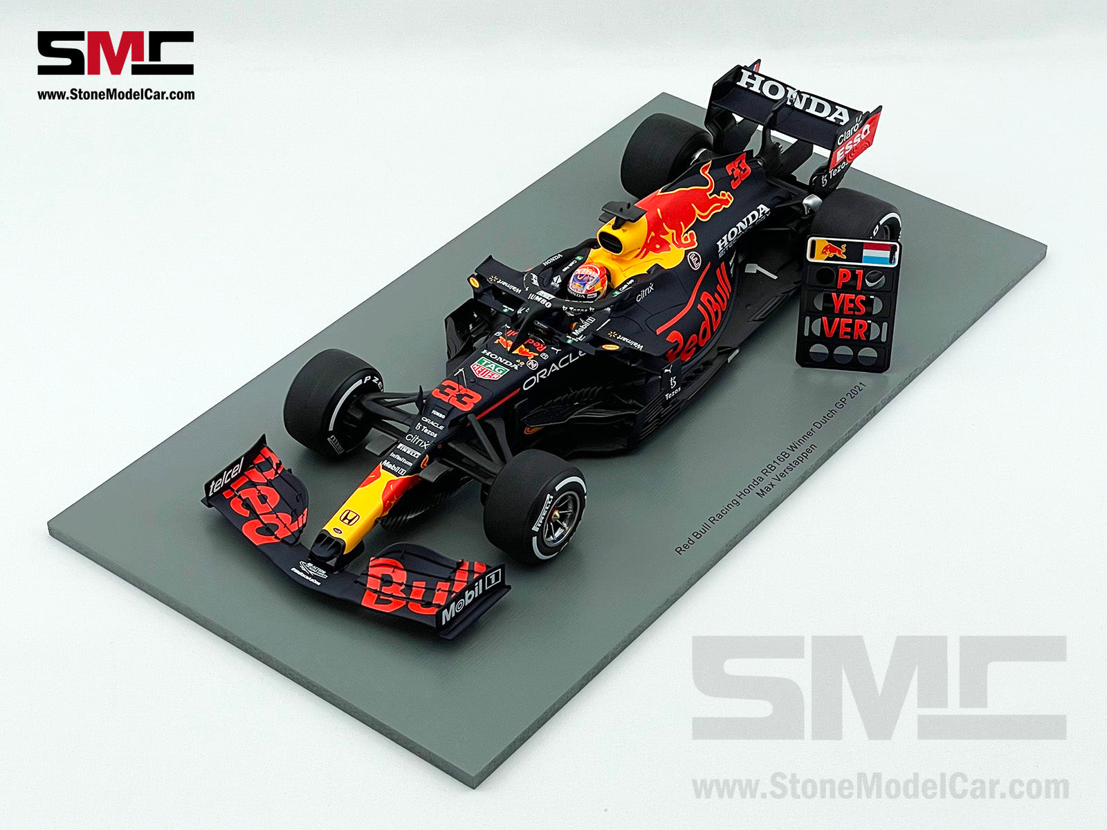 2021 Spark 1:18 Red Bull F1 RB16B #33 Max Verstappen Dutch GP 