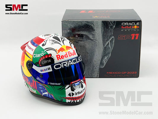 Red Bull F1 RB18 #11 Sergio Perez Mexico GP Podium 2022 Schuberth 1:2 Helmet