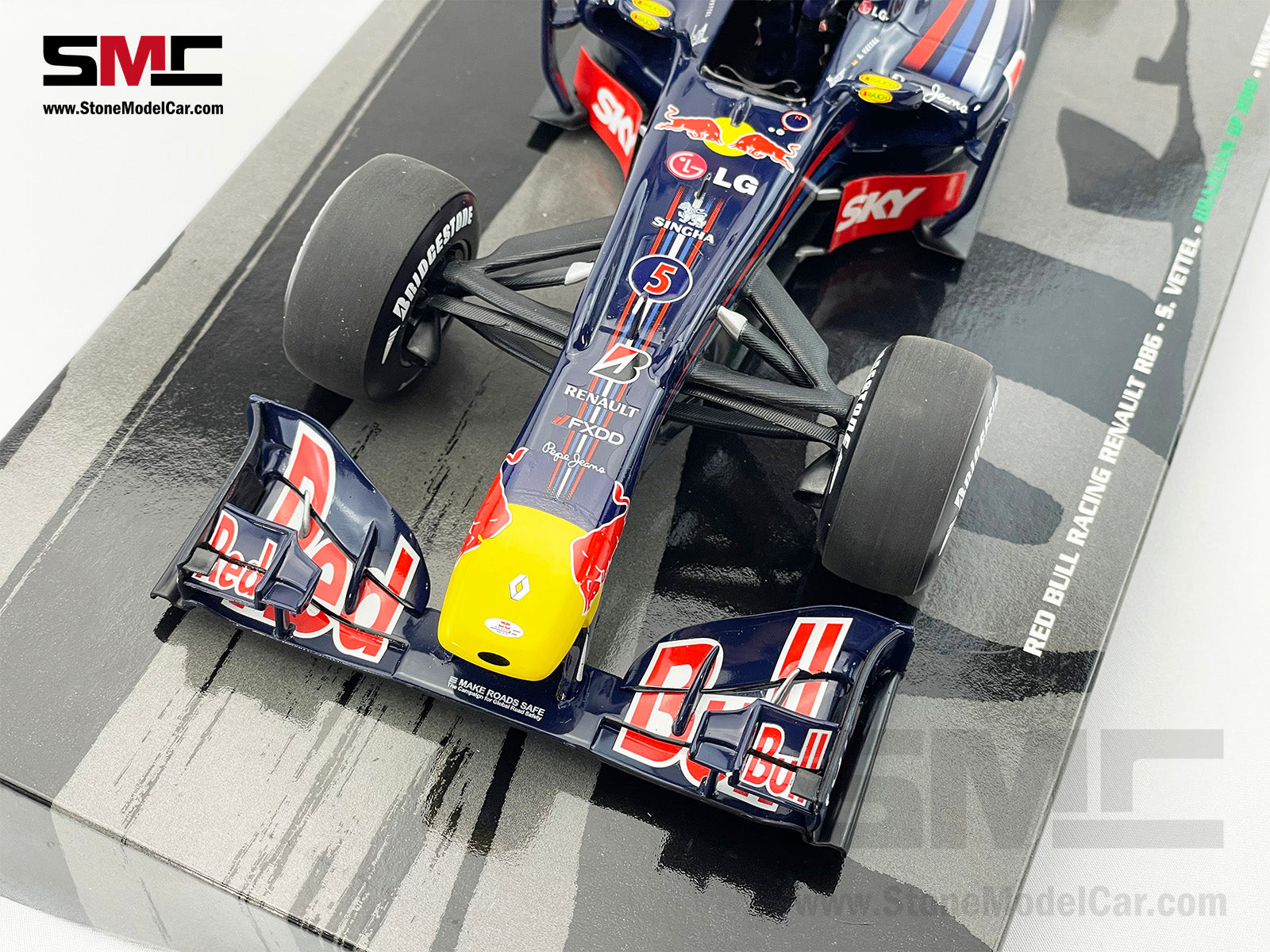 Used] 2010 1st World Champion Red Bull F1 RB6 #5 Sebastian Vettel 