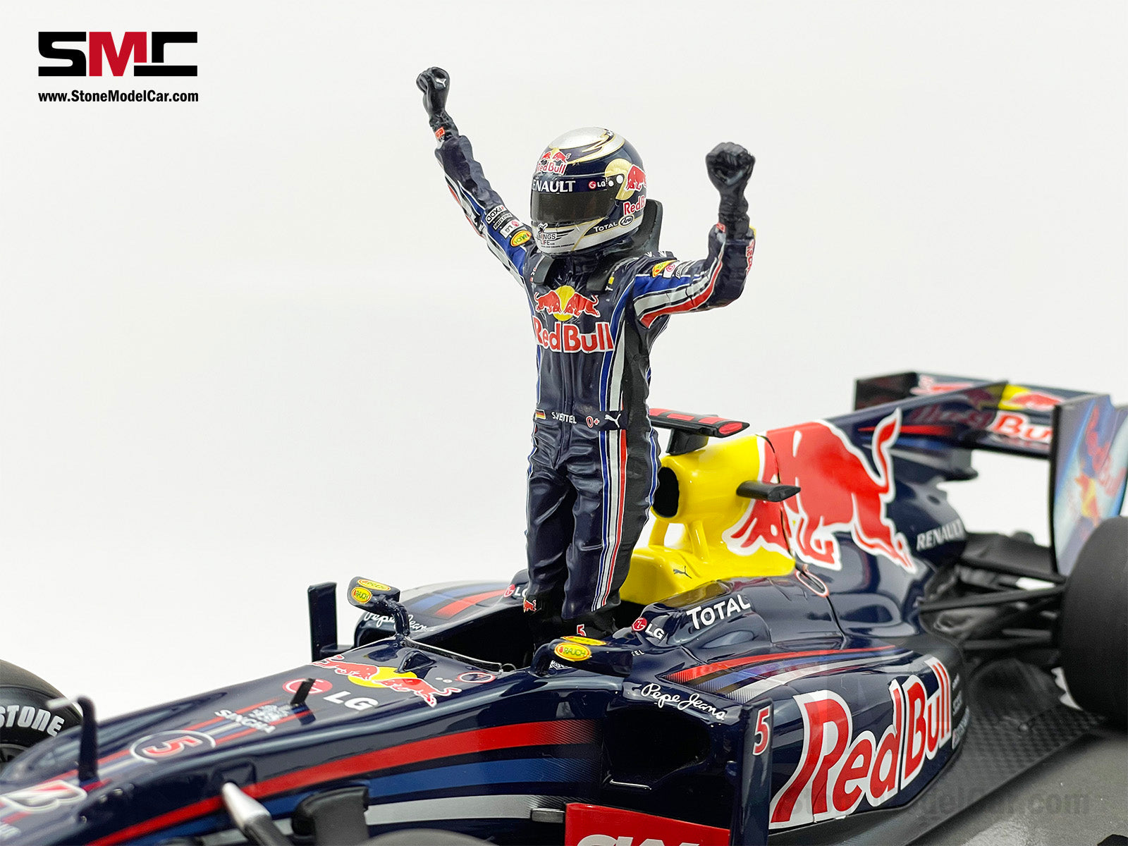 Used] 2010 1st World Champion Red Bull F1 RB6 #5 Sebastian Vettel 