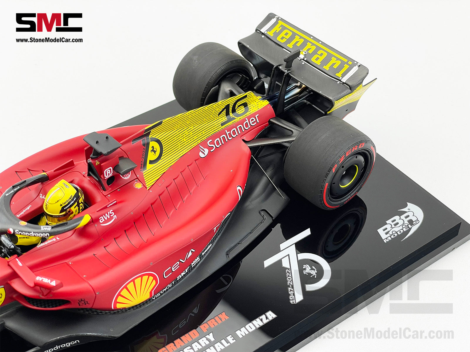 2022 F1 Ferrari F1-75 #16 Charles Leclerc Italy Monza GP Pole Position