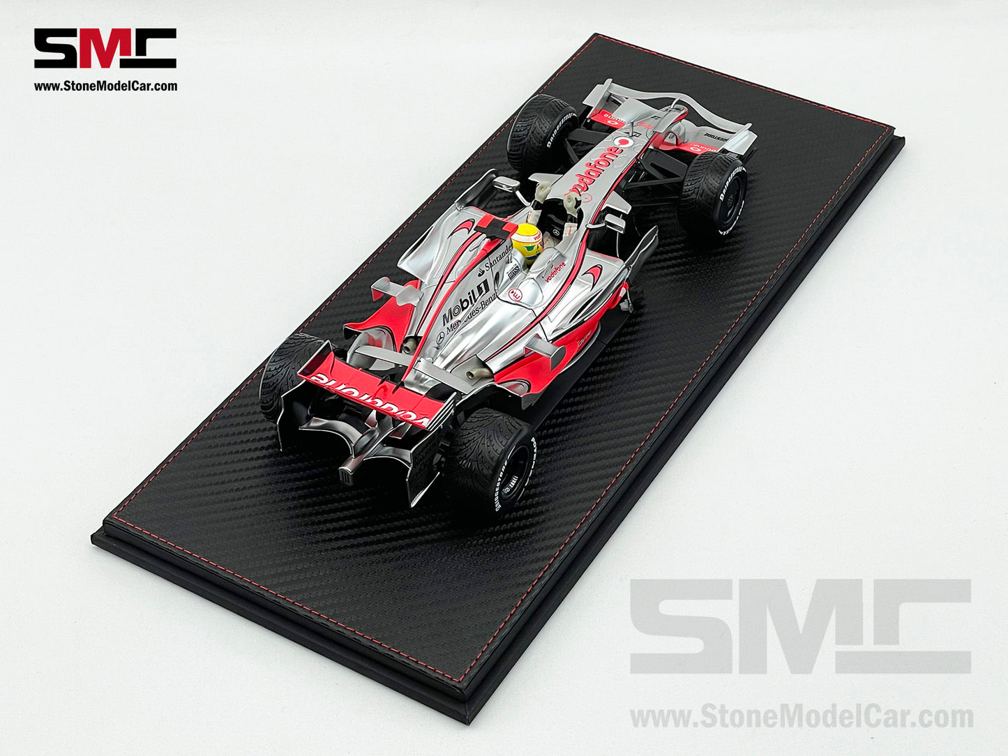 Mclaren Mercedes F1 MP4/23 #22 Lewis Hamilton Brazil GP 2008 World Champion 1:18 MINICHAMPS with Case