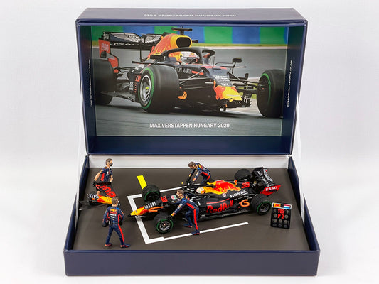 Red Bull F1 RB16 #33 Max Verstappen Hungary GP 2020 P2 1:43 Spark with Figure