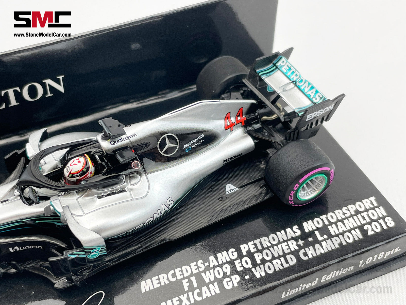 Lewis hamilt shops s minichamps 2018