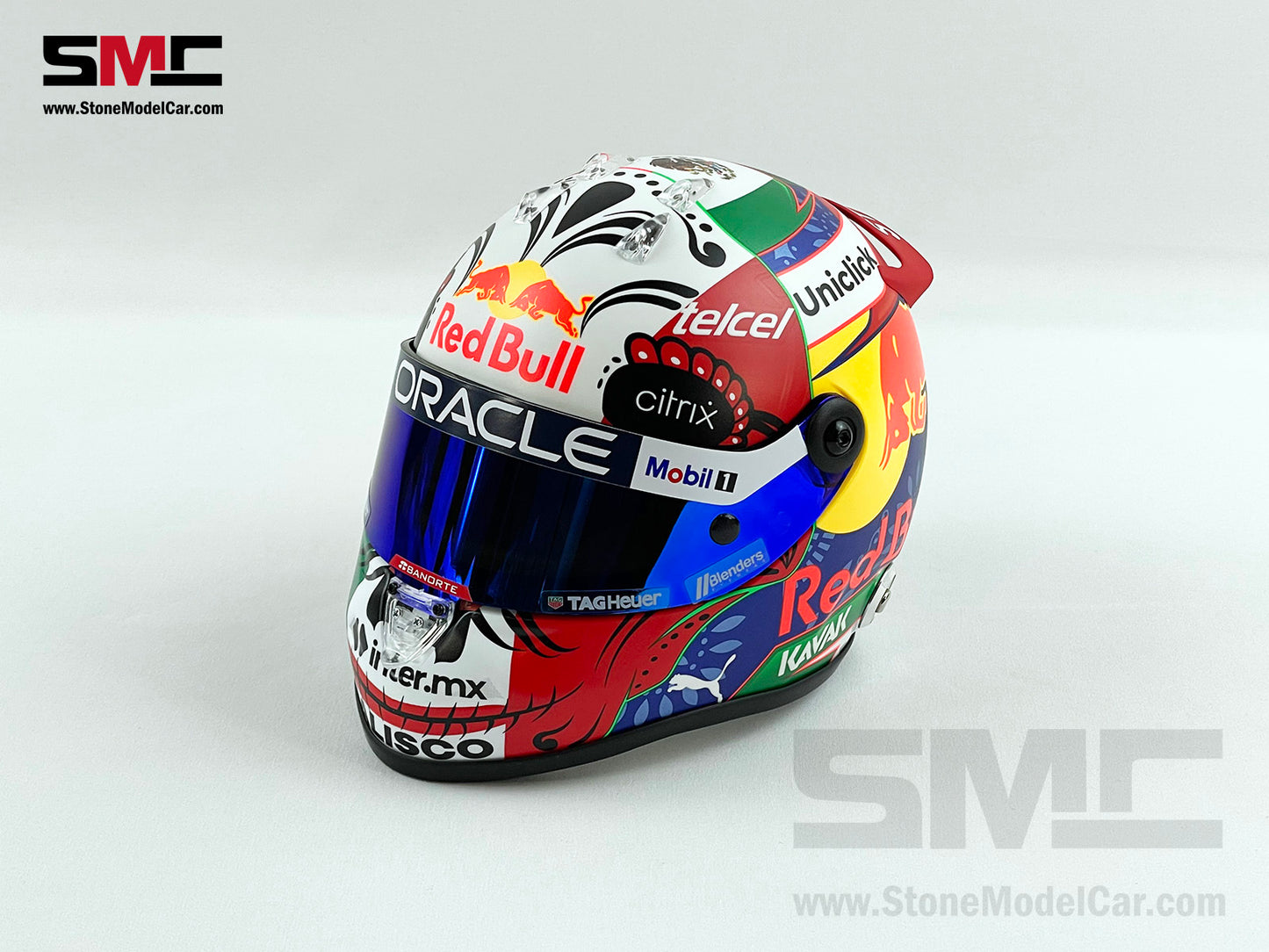Red Bull F1 RB18 #11 Sergio Perez Mexico GP Podium 2022 Schuberth 1:2 Helmet