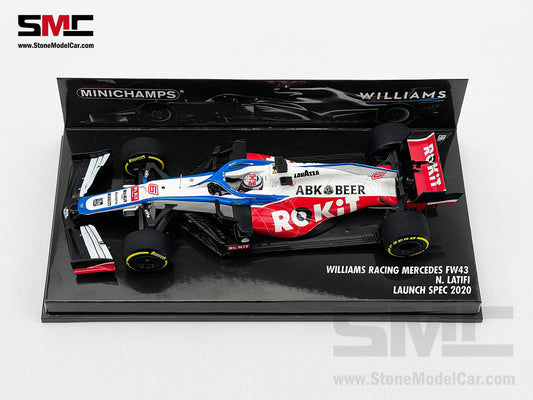 Williams F1 FW43 #6 Nicholas Latifi Launch Spec 2020 1:43 MINICHAMPS 417200006