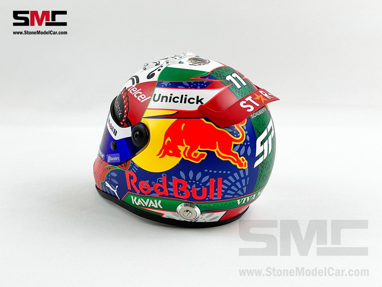 Red Bull F1 RB18 #11 Sergio Perez Mexico GP Podium 2022 Schuberth 1:2 Helmet