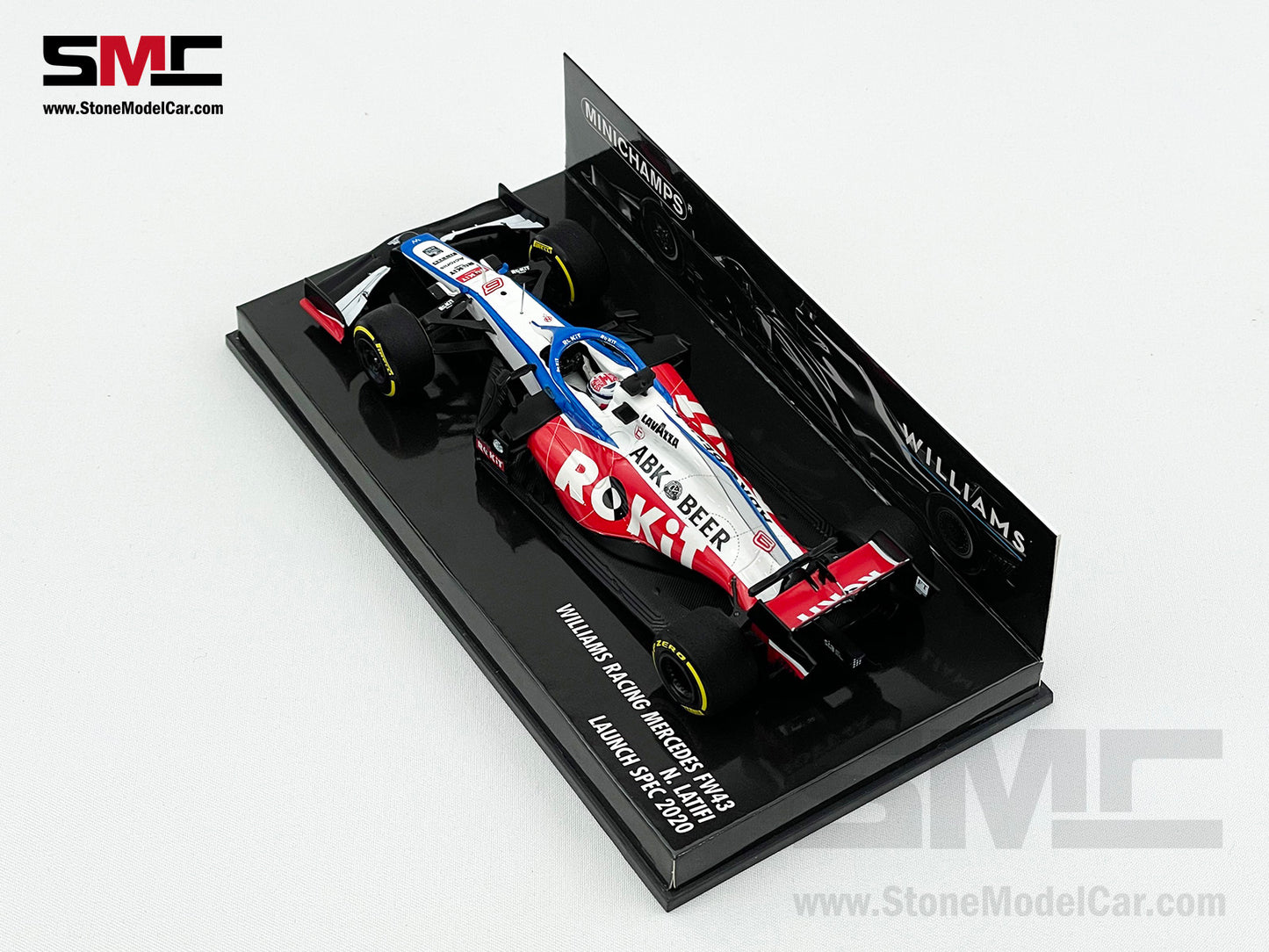 Williams F1 FW43 #6 Nicholas Latifi Launch Spec 2020 1:43 MINICHAMPS 417200006
