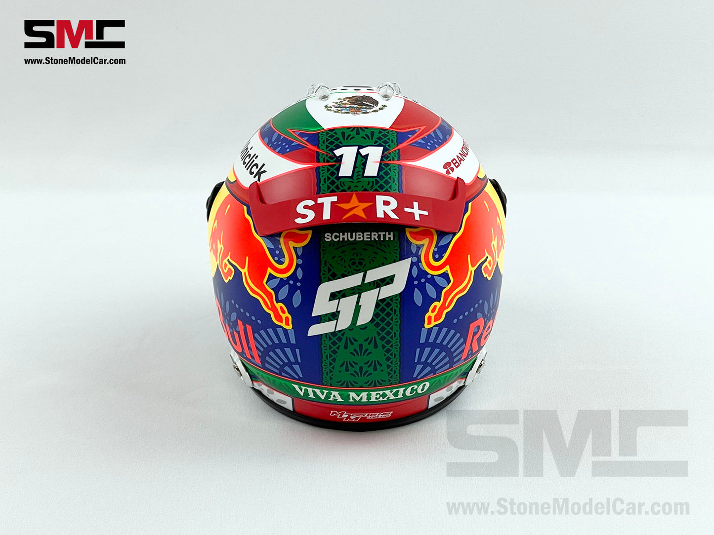 Red Bull F1 RB18 #11 Sergio Perez Mexico GP Podium 2022 Schuberth 1:2 Helmet