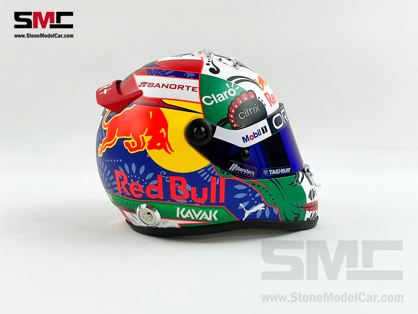 Red Bull F1 RB18 #11 Sergio Perez Mexico GP Podium 2022 Schuberth 1:2 Helmet