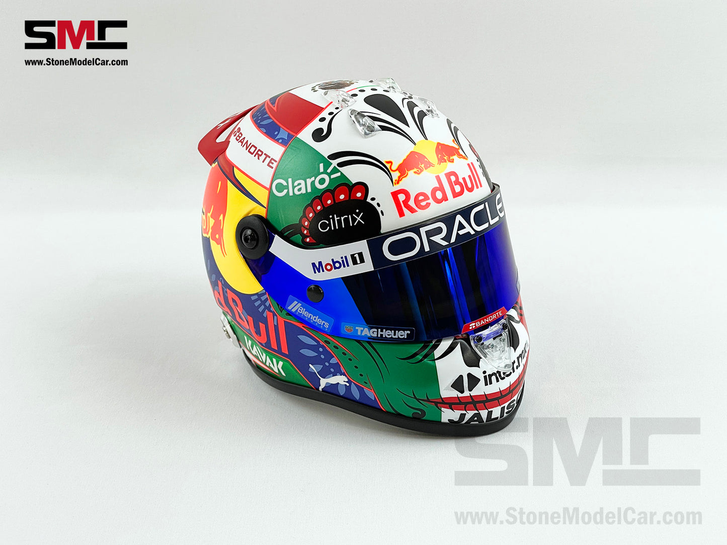Red Bull F1 RB18 #11 Sergio Perez Mexico GP Podium 2022 Schuberth 1:2 Helmet