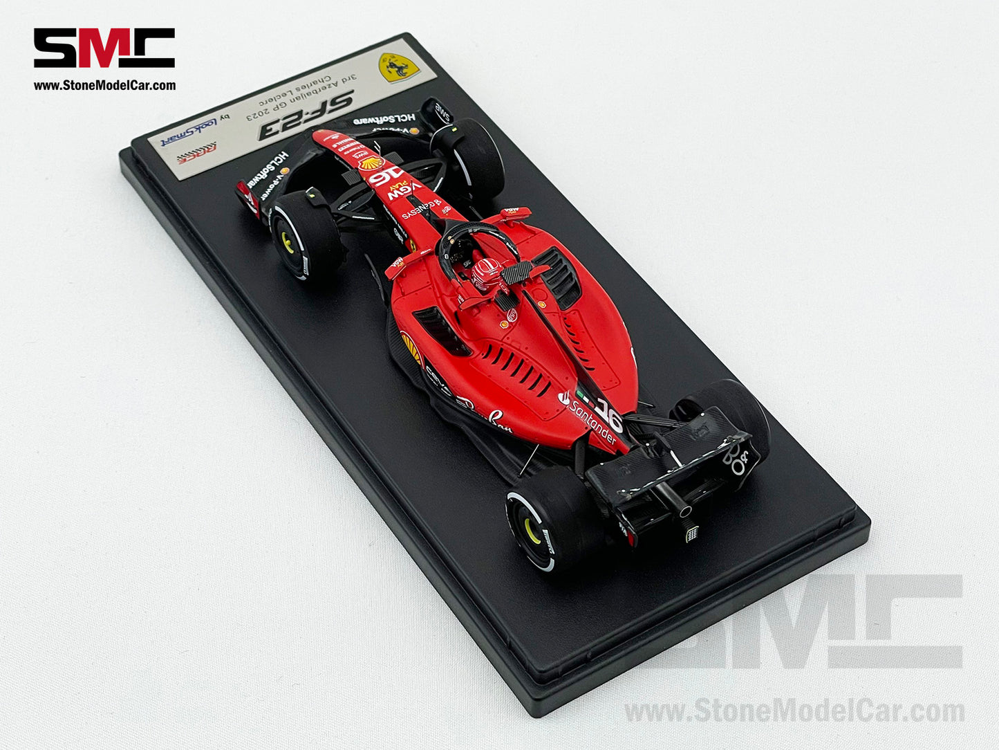 Ferrari F1 SF-23 #16 Charles Leclerc 3rd Azerbaijan GP 2023 LookSmart 1:43 LSF1051