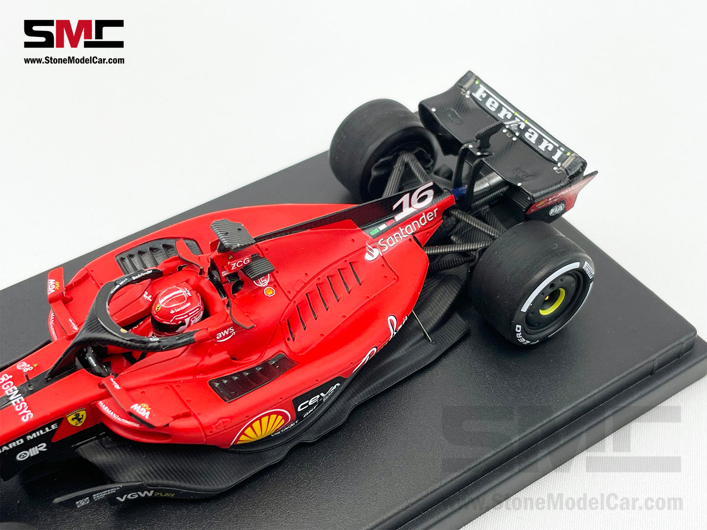 Ferrari F1 SF-23 #16 Charles Leclerc 3rd Azerbaijan GP 2023 LookSmart 1:43 LSF1051