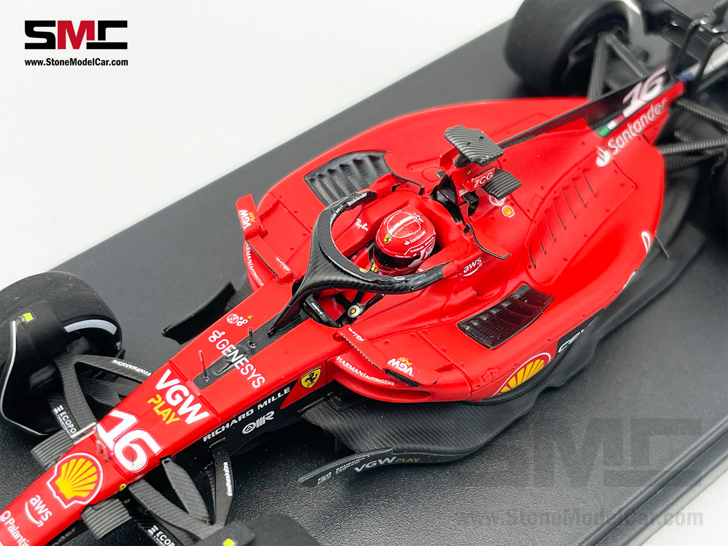 Ferrari F1 SF-23 #16 Charles Leclerc 3rd Azerbaijan GP 2023 LookSmart 1:43 LSF1051