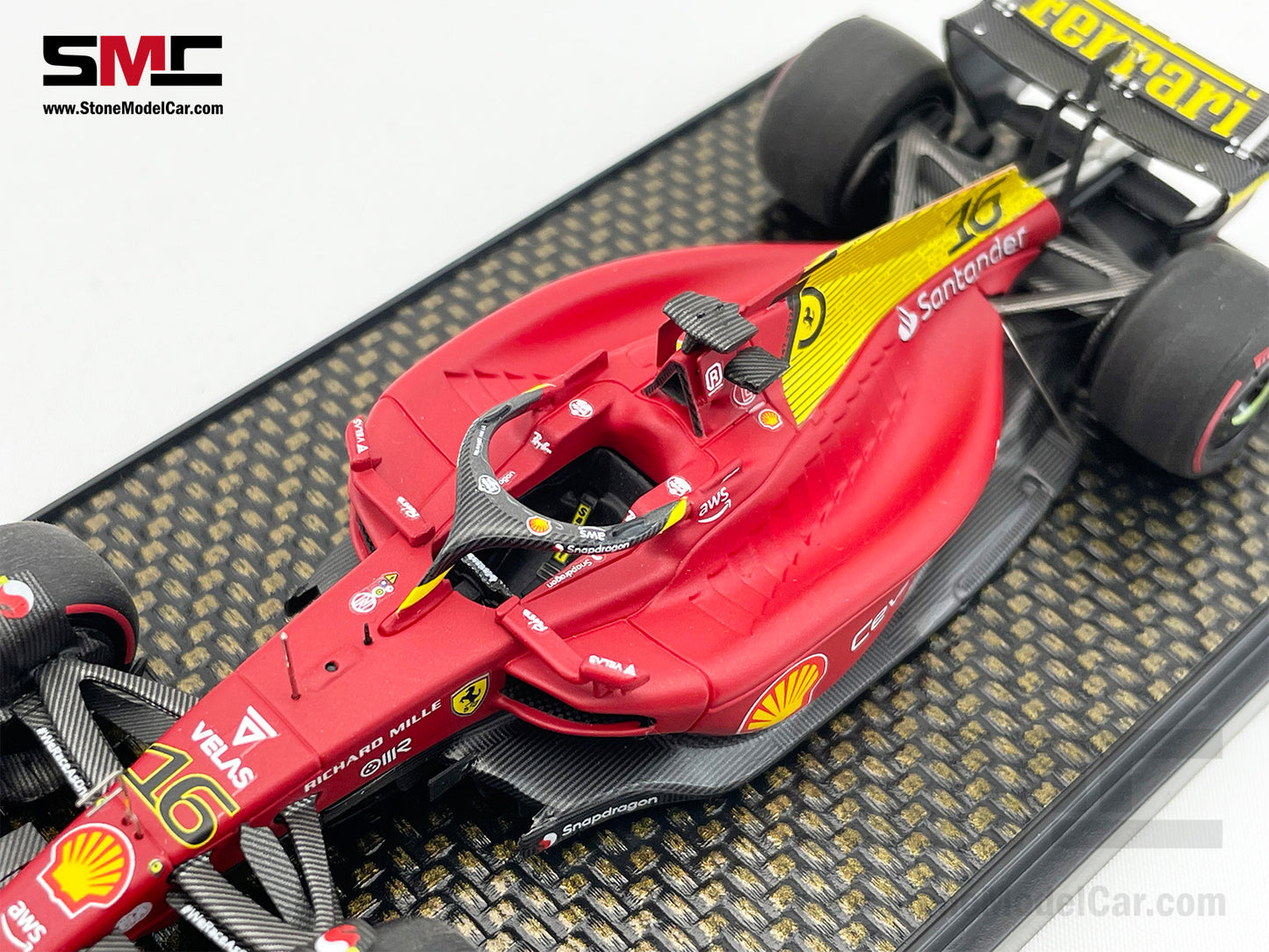 2022 F1 Ferrari F1-75 #16 Charles Leclerc Italy Monza GP Pole Position BBR 1:43