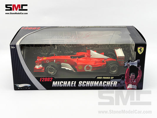 [Pre-Owned] Ferrari F1 F2002 #1 Michael Schumacher France GP 2002 5x Times World Champion Hot Wheels Elite 1:18