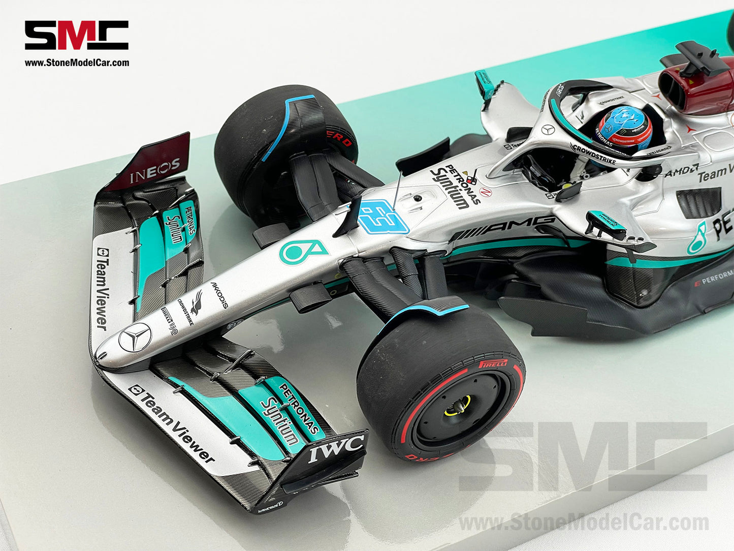 Mercedes F1 W13 #63 George Russell Brazil GP Winner 2022 1st Career Win 1:18 MINICHAMPS