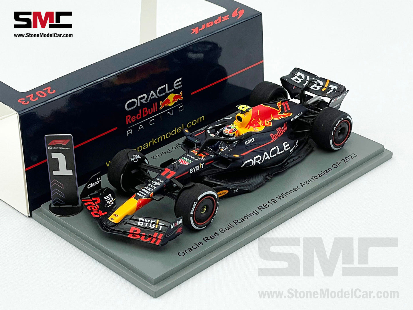 Red Bull F1 RB19 #11 Sergio Perez Azerbaijan GP 2023 Winner Spark 1:43 S8582